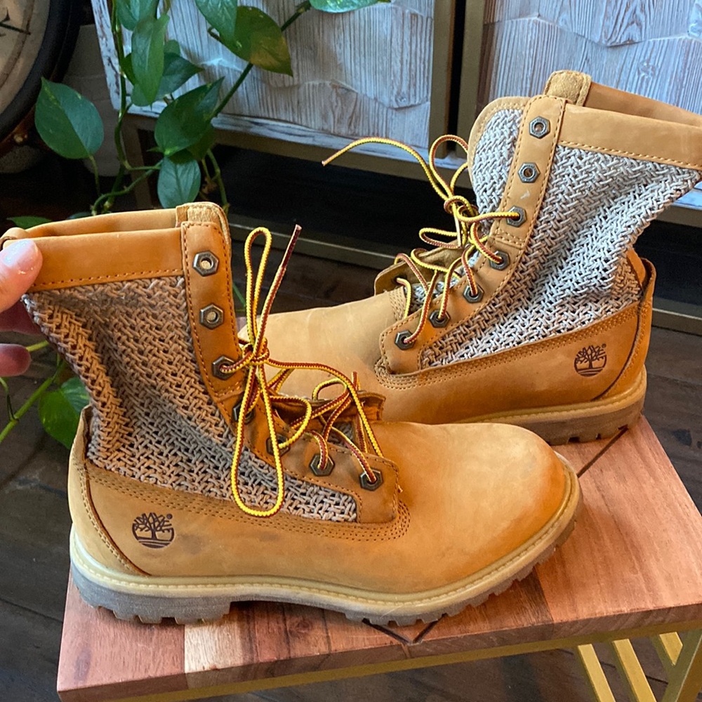 Lace Timberland Workboots